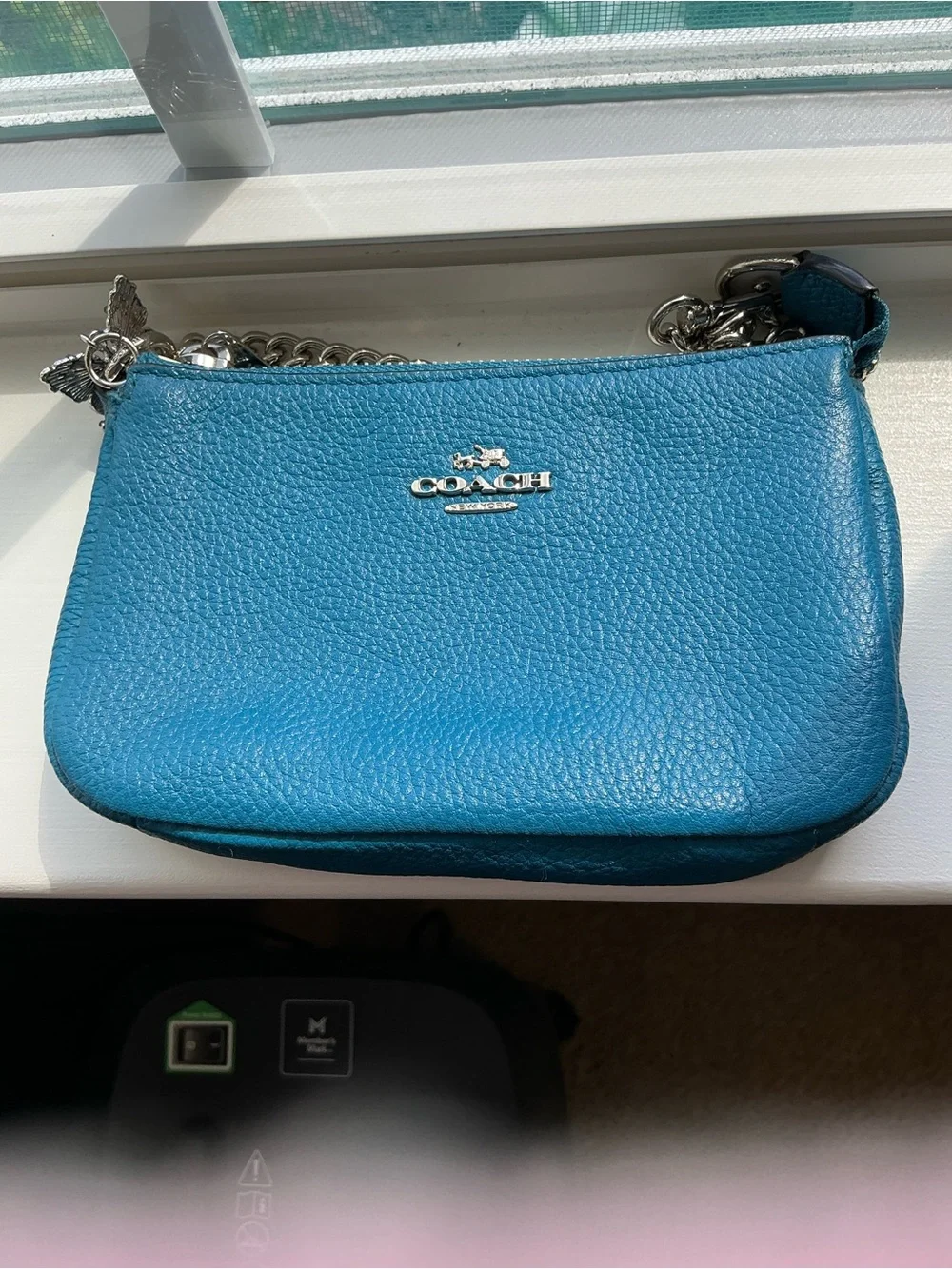 Coach Blue Pebbled Leather Convertable Nolita 15/previous project